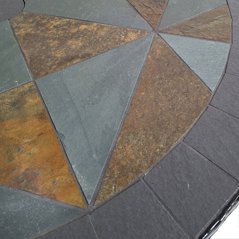 Tobarra Garden Stone Mosaic Bistro Table