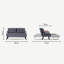 Bigham 2 Seater Clic Clac Sofa Bed-67856047