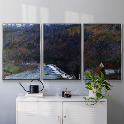 " The Mill At Vervy, 1889 " 3 - Pieces