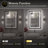Molly Framelss or Framed LED Anti-Fog Tempered Glass Wall Bathroom Vanity Mirror - UL Certified-465619285-435387534