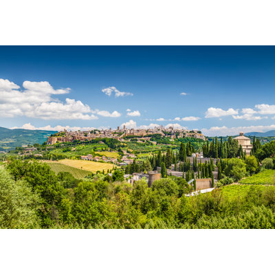 Vieille ville d'Orvieto - Photographie sur toile