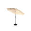 Parasol d'extérieur automatique à 3 niveaux de 10 pi - Kaki avec auvent facile à utiliser et ventilation en aluminium pour la structure du patio
