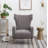 Milana 27" Wide Velvet Wingback Chair-883304315