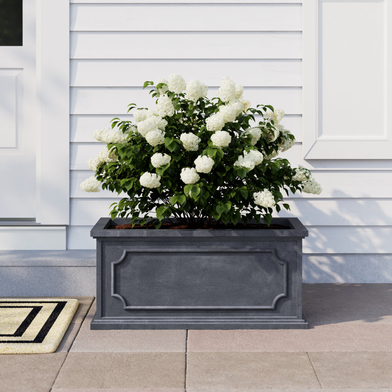 Ericson Handmade Planter Box, 14.25" H x 31.5" W x 15" D, Lead Lite