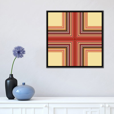 Albree Modern Mid Century Cross, impression sur toile tendue