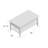 Eftim Solid Wood 2-Drawer Coffee Table with Storage