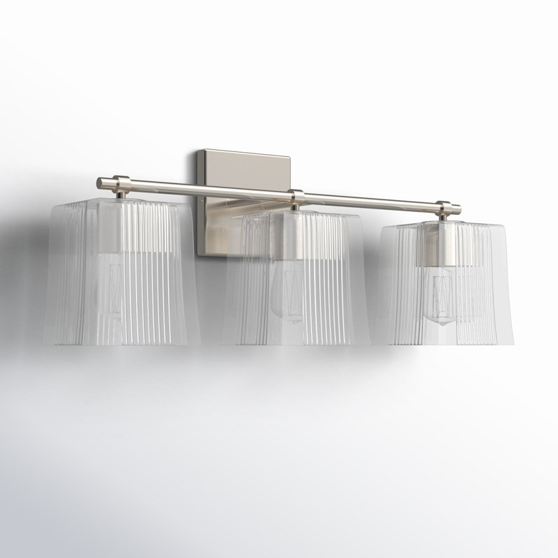 Kayda 3-Light Dimmable Vanity Light, Brushed Nickel