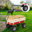 Chariot de jardin avec clôture et roues