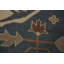 Grand tapis indien bleu et ivoire All-Over Oushak 13 x 21