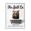 «Trinx Vintage Bathroom Bear», art giclée par lettrage et doublure-1450045513-1449267817