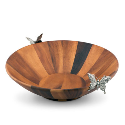 Vagabond House Garden Friends Wood Salad Bowl