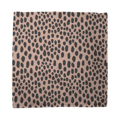 Cadi 100% Cotton Animal Print Square Napkin
