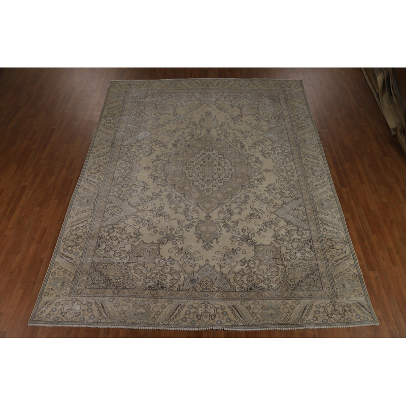Tapis traditionnel en laine fait à la main 10 x 12