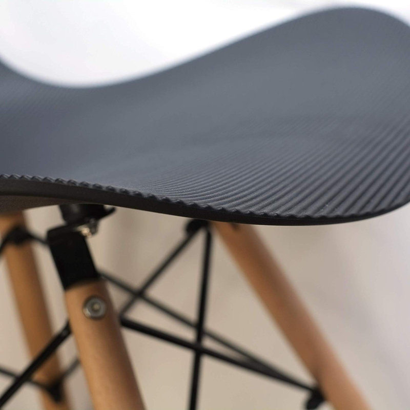 Chaise d'appoint Carbone Clegg, Noir