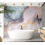 Murale pelez et collez - marbre bleu or-1291950672
