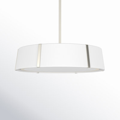 Marietta 6 - Light Metal Dimmable Drum Chandelier