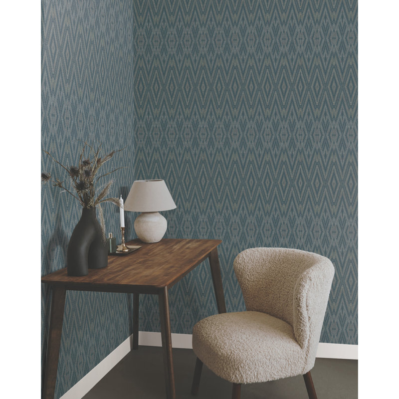 Diamond Marquise Wallpaper Roll, Tropicana