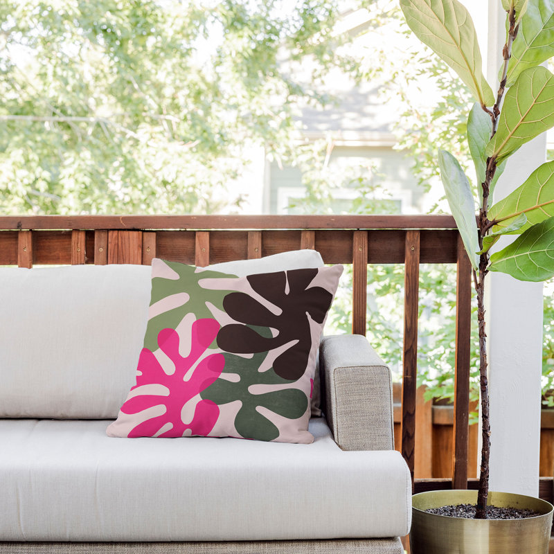 Coussin décoratif intérieur / extérieur Garima, H 18 po x l 18 po