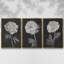 Fleurs noires et blanches I 3 pièces-97758188-97758191