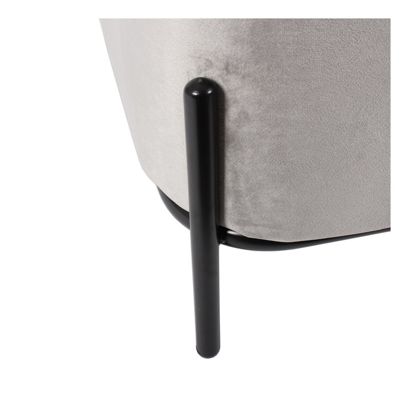 Winona 82cm Wide Rectangle Footstool Ottoman, Grey