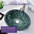 ANZZI Bravo 15.4 " Tempered Glass Circular Bathroom Sink