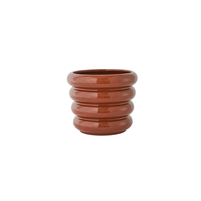 Awa Round Clay Planter