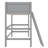 Solid Wood Twin Loft Bed With Integrated Climbing Ladder-108325642