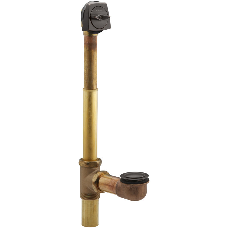 Clearflo Leg Tub Drain with Overflow, Oil-Rubbed Bronze
