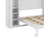 Lit escamotable avec garde-robe et tablette de rangement-1252694519