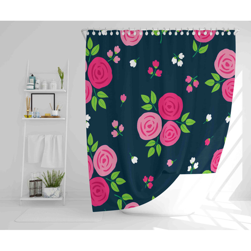Bort Polyester Shower Curtain Set, 168cm H x 168cm W