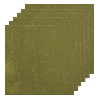Saint-Rémy D’Or Linen Square Napkins