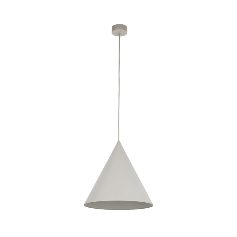 Luminaire suspendu CONO XL, Blanc, H 65 po x l 13 po