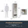 Barbarella Modular Wardrobe Shelving Unit With Drawer