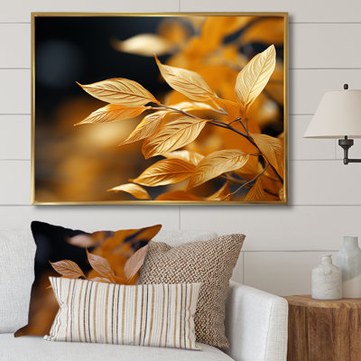 " Golden Foliage Leaves "