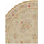 Tapis floral en laine noué à la main rose / beige / vert-78950493