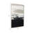Abstract Rectangular Canvas Wall Art for Decor Home Decor - Modern Wood Framed Artwork Painting for Living Room - 60", Gray & Black