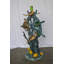 Statue en bronze avec ancre de bateau coulé et tortues - Taille: L 39 po x l 23 po x H 51 po.