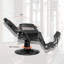 Fauteuil inclinable manuel pivotant de 60 po en cuir Lilymarie
