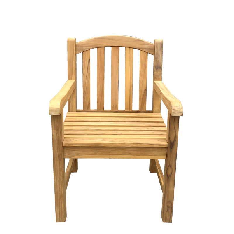 Teak Capt Arm Chair, Brown