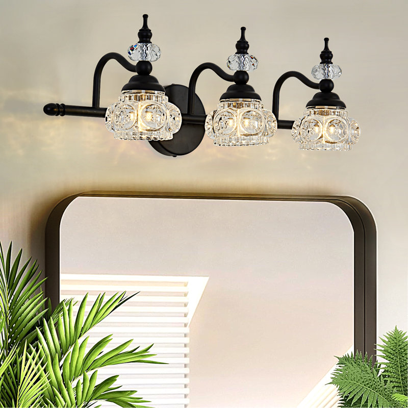 Karoline 3 - Light Dimmable Vanity Light, Black