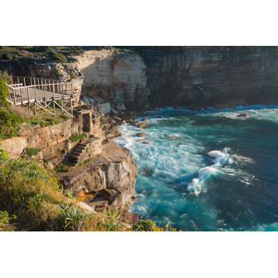 Diamond Bay by Ai_yoshi - Wrapped Canvas Print