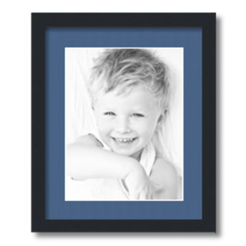 Matte Picture Frame with Mat, Royal