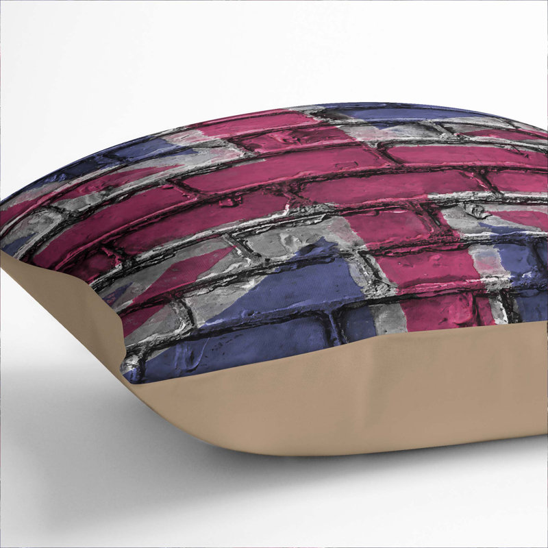 Square Cushion, 40cm H x 40cm W x 15cm D, Stone