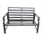 LOVESEAT AND  TABLE Schwarz B