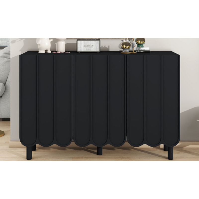 Noir minimaliste avec rangement réglable, tablettes robustes pour la salle d'étude, fabrication solide