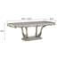 Table de salle à manger extensible Karyss