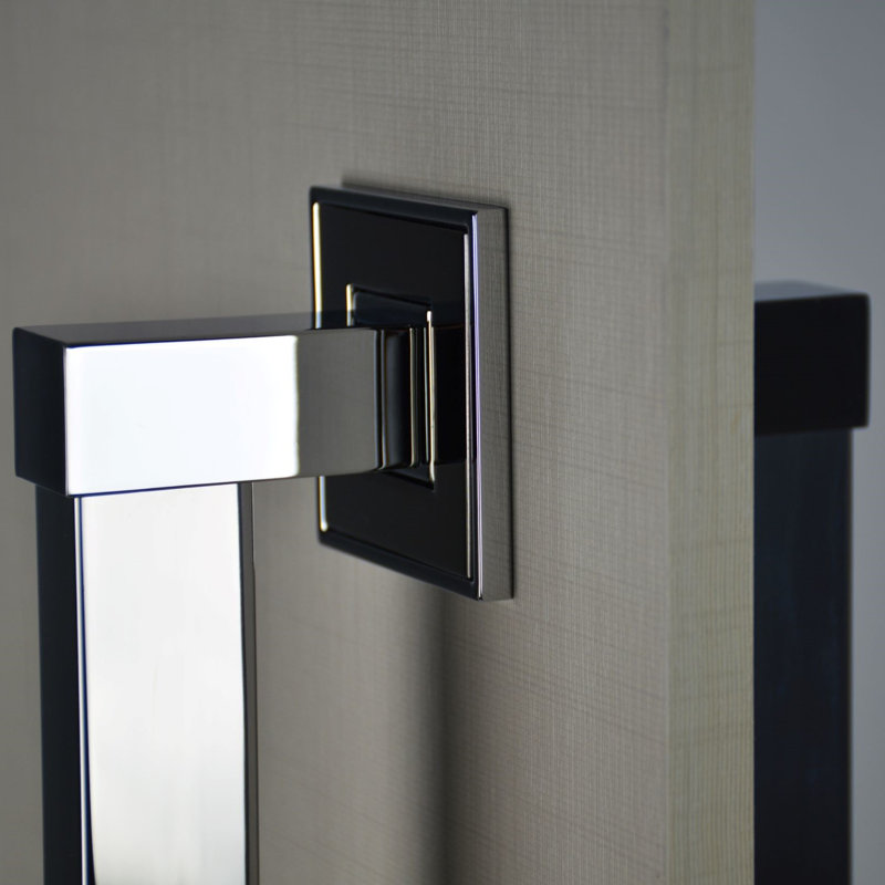 Tirette de porte dos à dos Ritz, Aluminium inoxydable