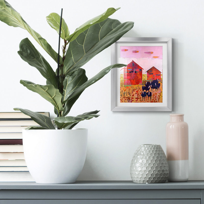 Landreneau -Gallery Wrapped Canvas, 28.5" H x 20.5" W, Silver