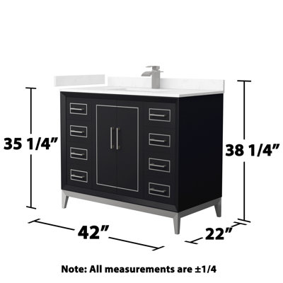 Ensemble de meuble-lavabo simple 42 po Marlena