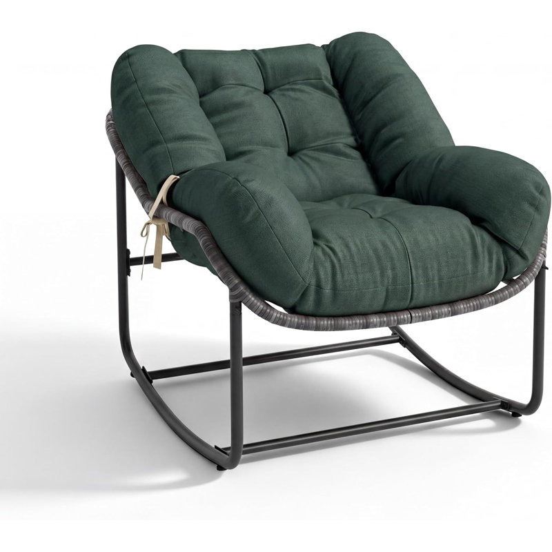 Chaise berçante d'extérieur surdimensionnée Papasan